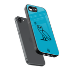 ovo sapphire back phone cover | glass case for iphone 16e
