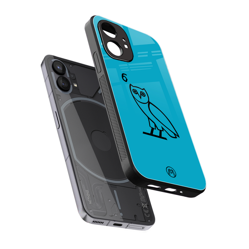ovo sapphire back phone cover | glass case for nothing phone 1
