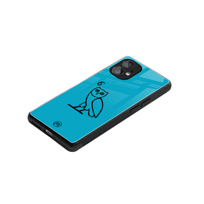 ovo sapphire back phone cover | glass case for nothing phone 1