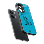 ovo sapphire back phone cover | glass case for oneplus nord 3