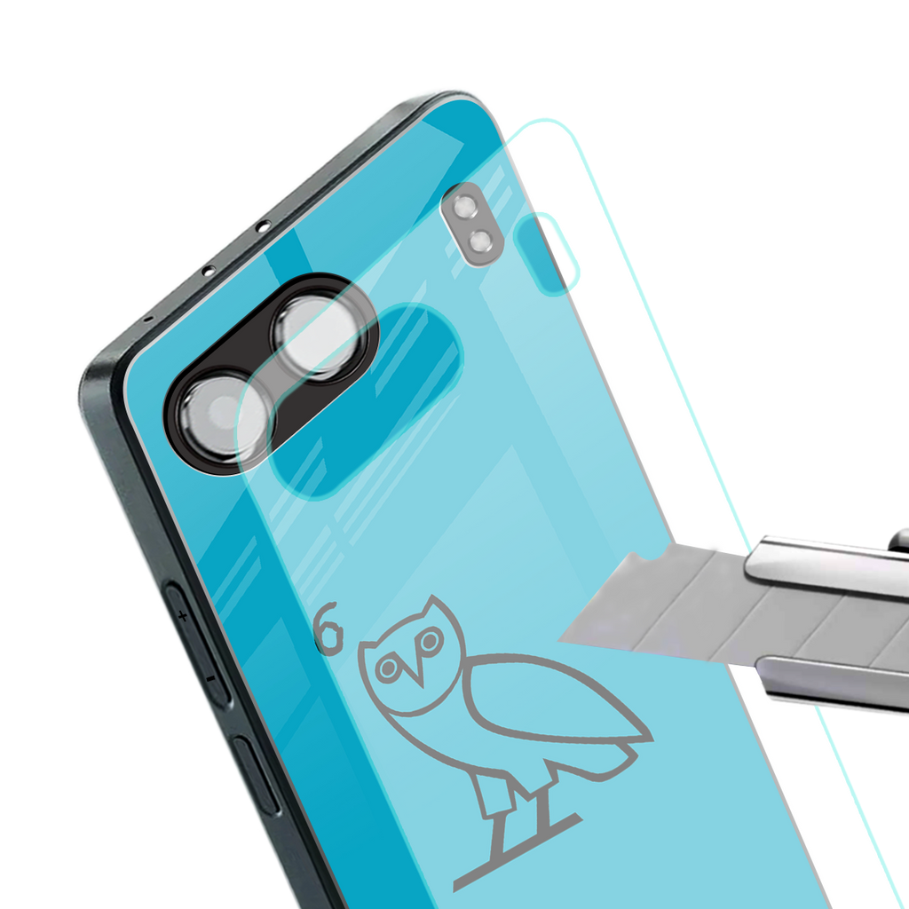 ovo sapphire back phone cover | glass case for oneplus nord 4