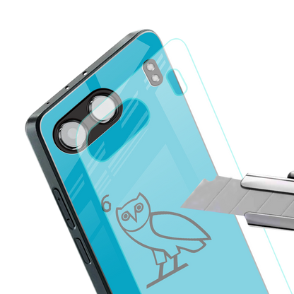 ovo sapphire back phone cover | glass case for oneplus nord 4