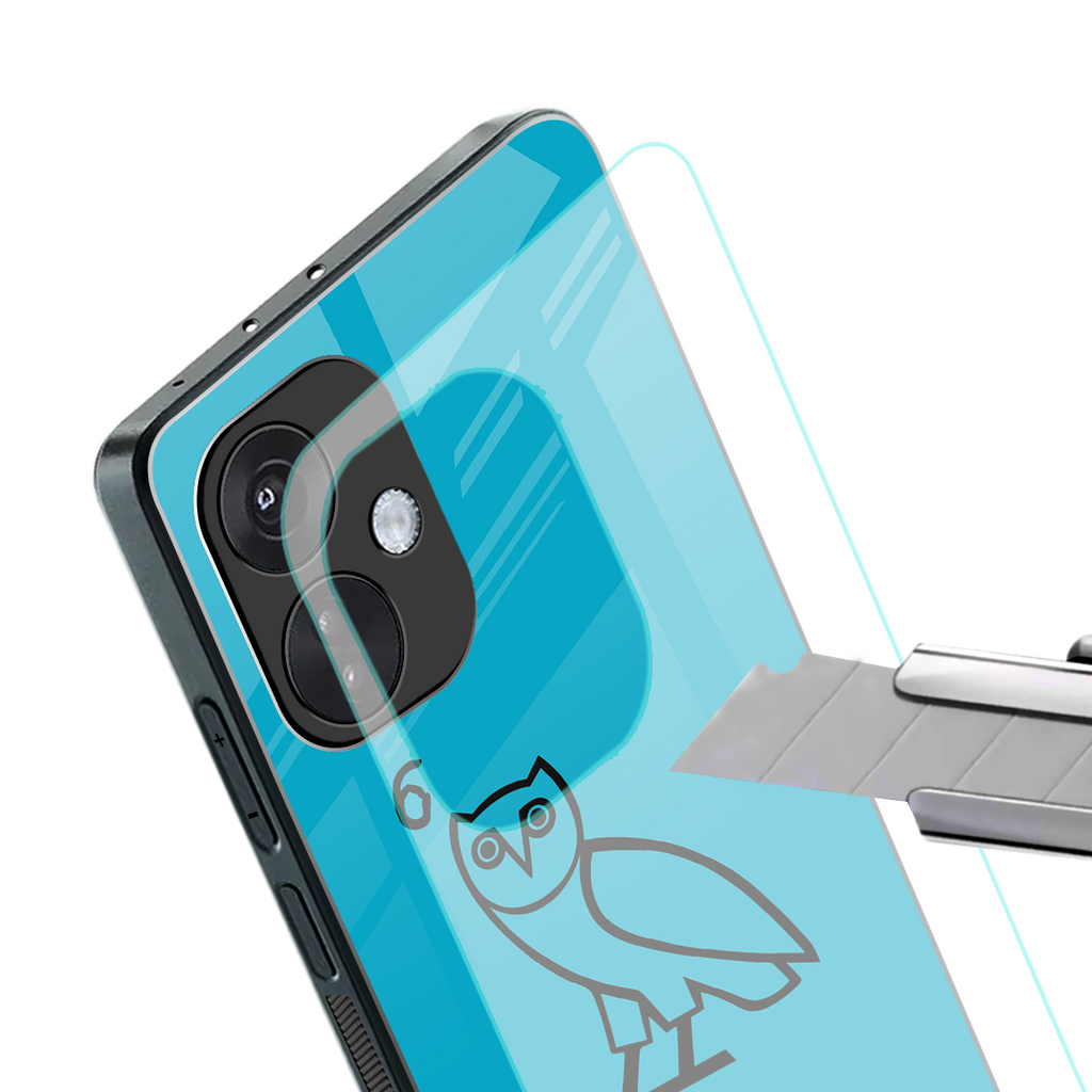 ovo sapphire back phone cover | glass case for oneplus nord ce 3