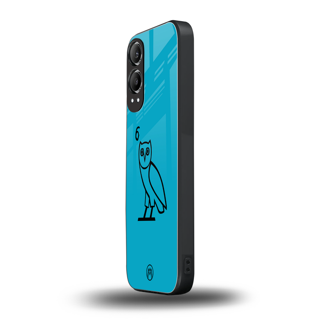 ovo sapphire back phone cover | glass case for oneplus nord ce 4 lite