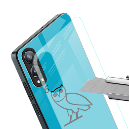 ovo sapphire back phone cover | glass case for oneplus nord ce 4 lite