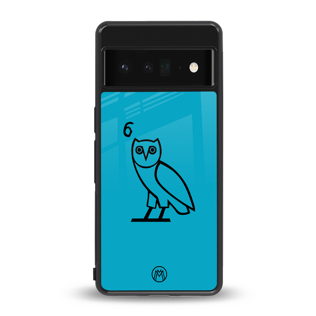 ovo sapphire back phone cover | glass case for google pixel 6 pro