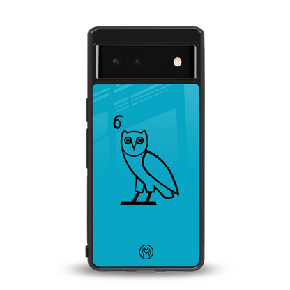 ovo sapphire back phone cover | glass case for Google Pixel 6A