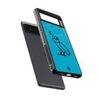 ovo sapphire back phone cover | glass case for Google Pixel 6A