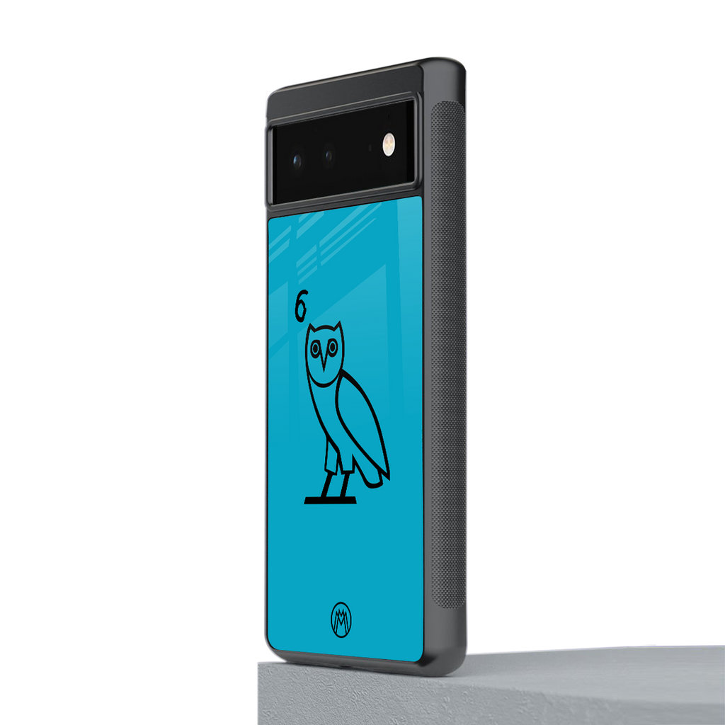 ovo sapphire back phone cover | glass case for Google Pixel 6A