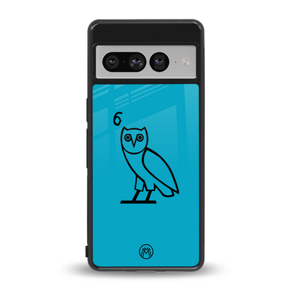 ovo sapphire back phone cover | glass case for google pixel 7 pro
