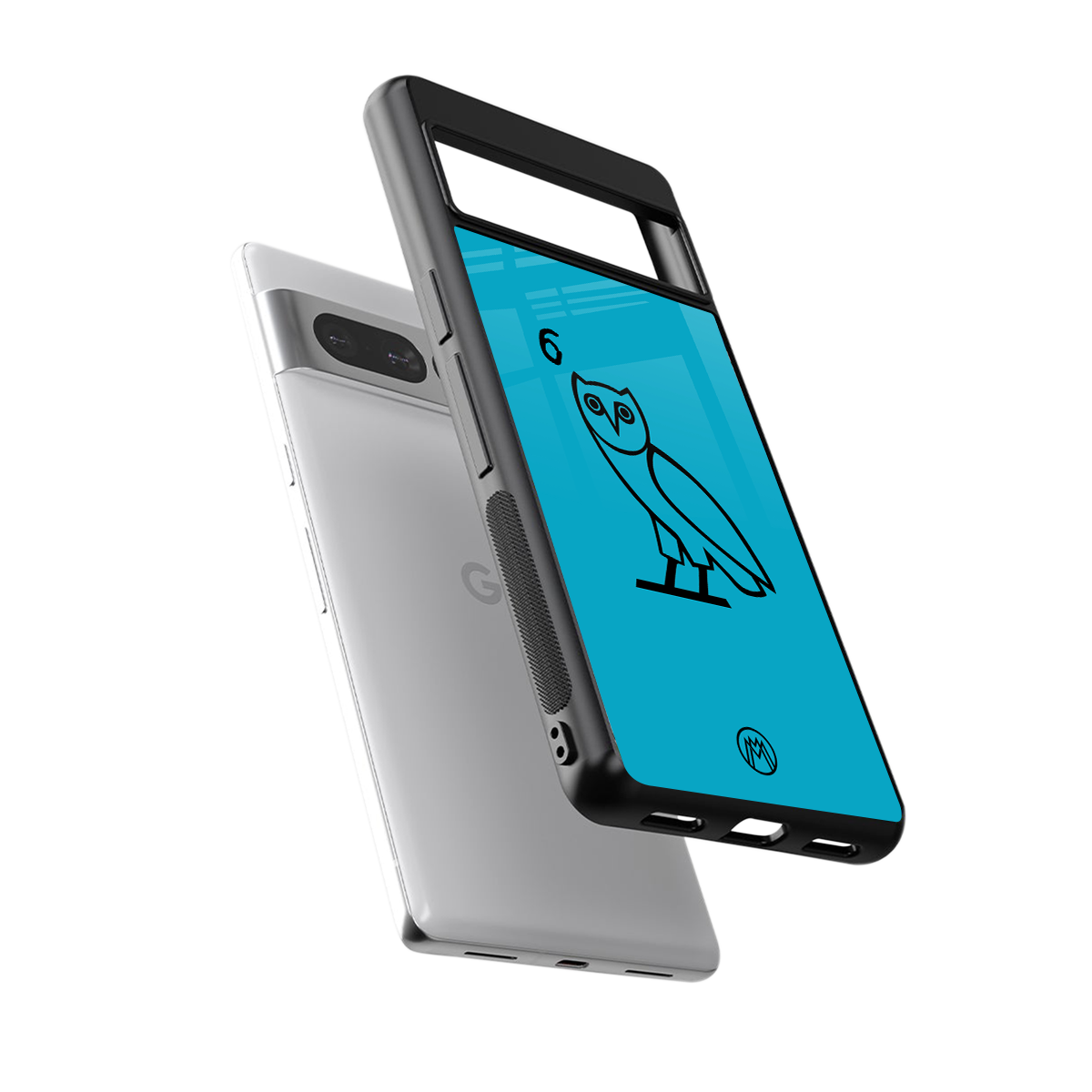 ovo sapphire back phone cover | glass case for google pixel 7 pro