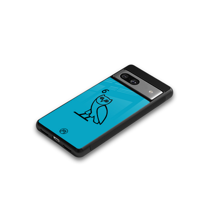 ovo sapphire back phone cover | glass case for Google Pixel 7A