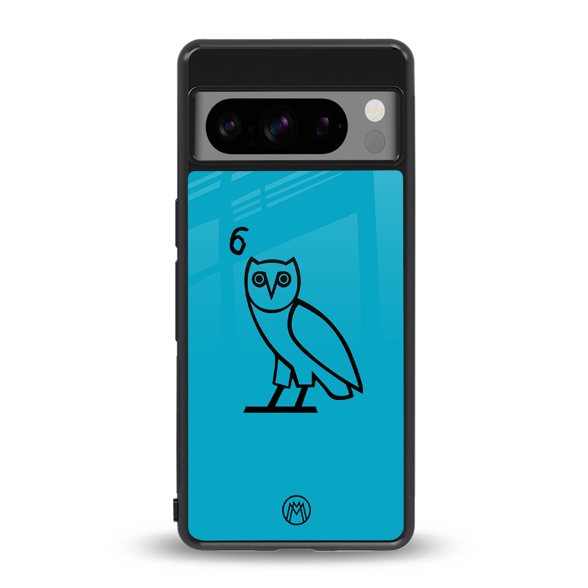 ovo sapphire back phone cover | glass case for google pixel 8 pro