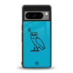 ovo sapphire back phone cover | glass case for google pixel 8 pro