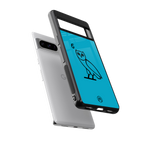 ovo sapphire back phone cover | glass case for google pixel 8 pro