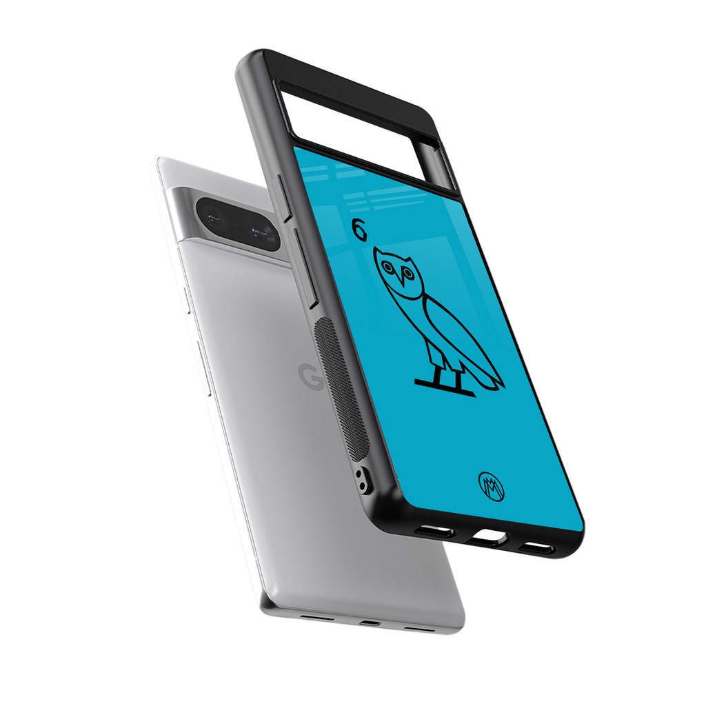 ovo sapphire back phone cover | glass case for Google Pixel 8