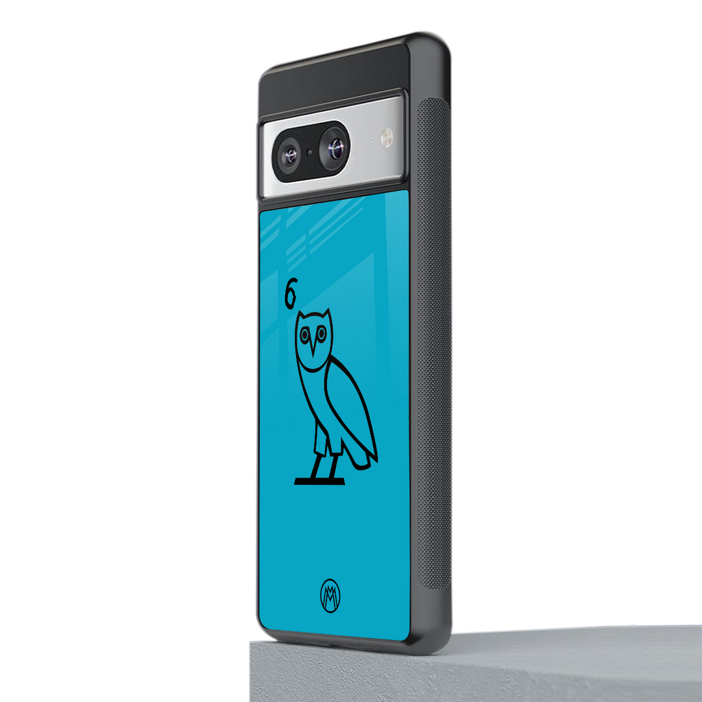 ovo sapphire back phone cover | glass case for Google Pixel 8