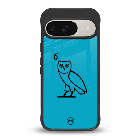 ovo sapphire back phone cover | glass case for google pixel 9