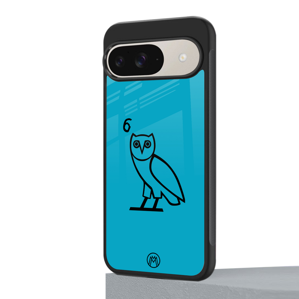ovo sapphire back phone cover | glass case for google pixel 9