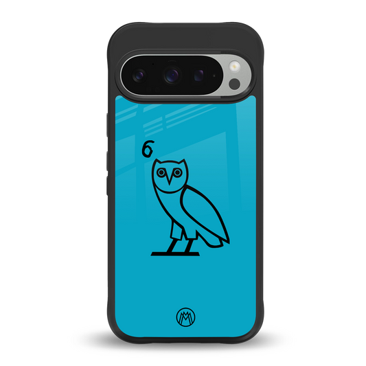 ovo sapphire back phone cover | glass case for google pixel 9 pro