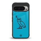 ovo sapphire back phone cover | glass case for google pixel 9 pro xl