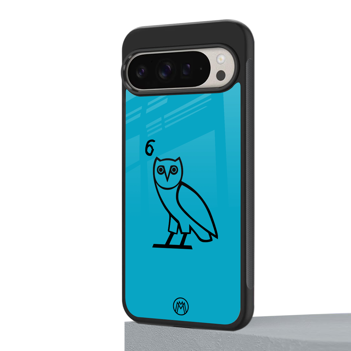ovo sapphire back phone cover | glass case for google pixel 9 pro xl