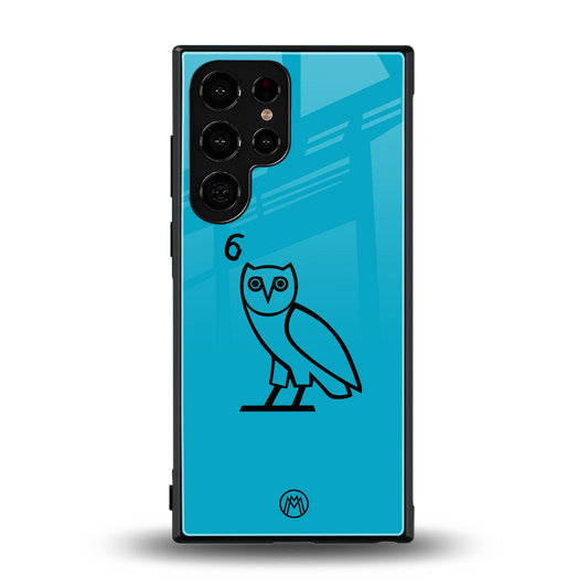 ovo sapphire back phone cover | glass case for samsung galaxy s24 ultra