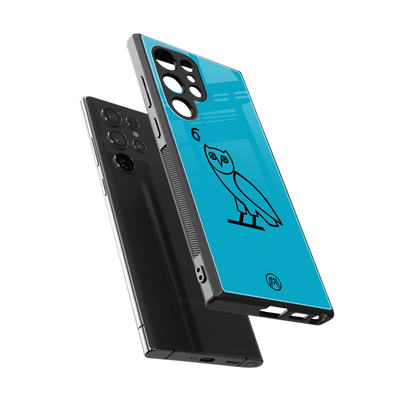 ovo sapphire back phone cover | glass case for samsung galaxy s23 ultra