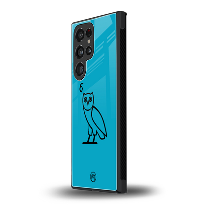 ovo sapphire back phone cover | glass case for samsung galaxy s24 ultra