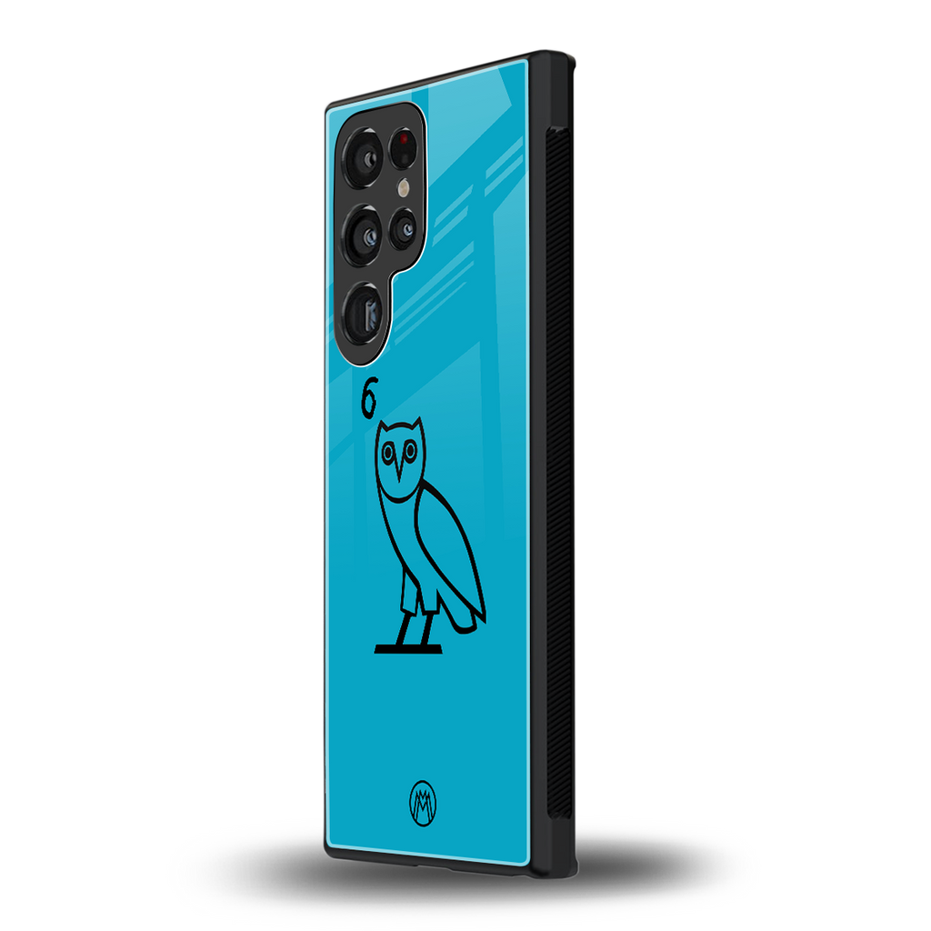 ovo sapphire back phone cover | glass case for samsung galaxy s23 ultra