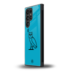 ovo sapphire back phone cover | glass case for samsung galaxy s23 ultra