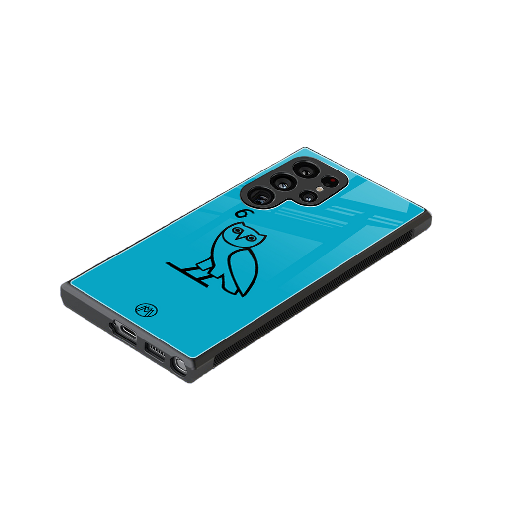 ovo sapphire back phone cover | glass case for samsung galaxy s23 ultra