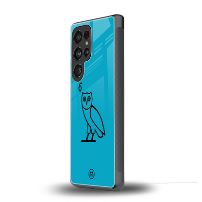 ovo sapphire back phone cover | glass case for samsung galaxy s25 ultra