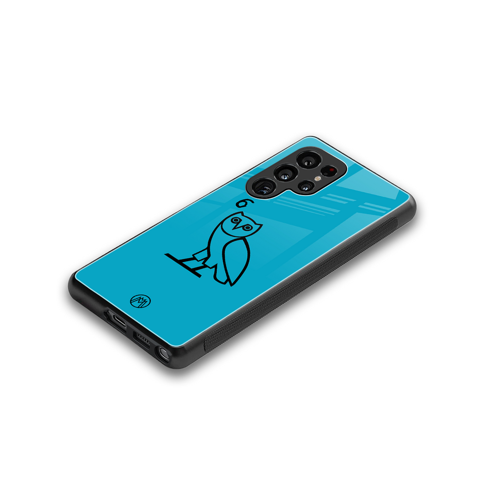 ovo sapphire back phone cover | glass case for samsung galaxy s25 ultra