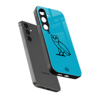 ovo sapphire back phone cover | glass case for samsung galaxy s25 plus