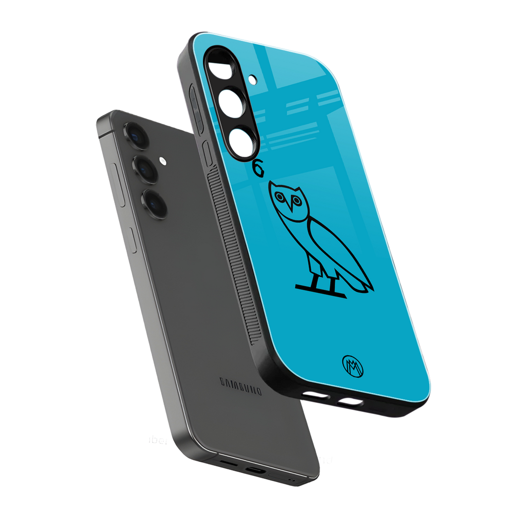 ovo sapphire back phone cover | glass case for samsung galaxy s23 plus