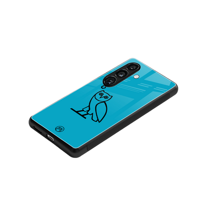 ovo sapphire back phone cover | glass case for samsung galaxy s25 plus