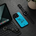 ovo sapphire back phone cover | glass case for iphone 16 pro max