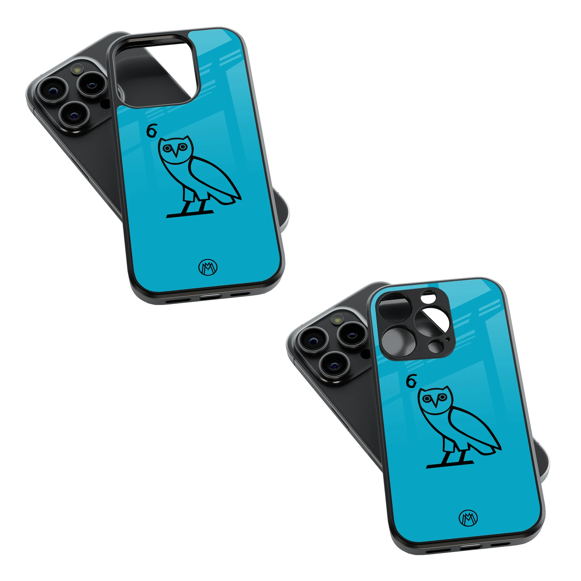Trendy Glass Back Mobile Case for iPhone, Samsung, Redmi, OnePlus, Google Pixel, Motorola