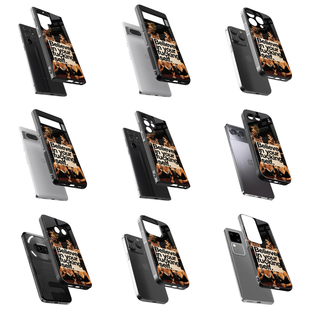 Durable Glass Back Mobile Case for iPhone, Samsung, OnePlus, Google Pixel, Redmi, Vivo, Oppo