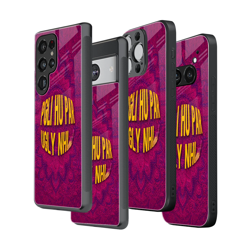 Stylish Glass Back Case for All Smartphones iPhone, Samsung, OnePlus, Pixel, Redmi, Oppo, Vivo, Motorola