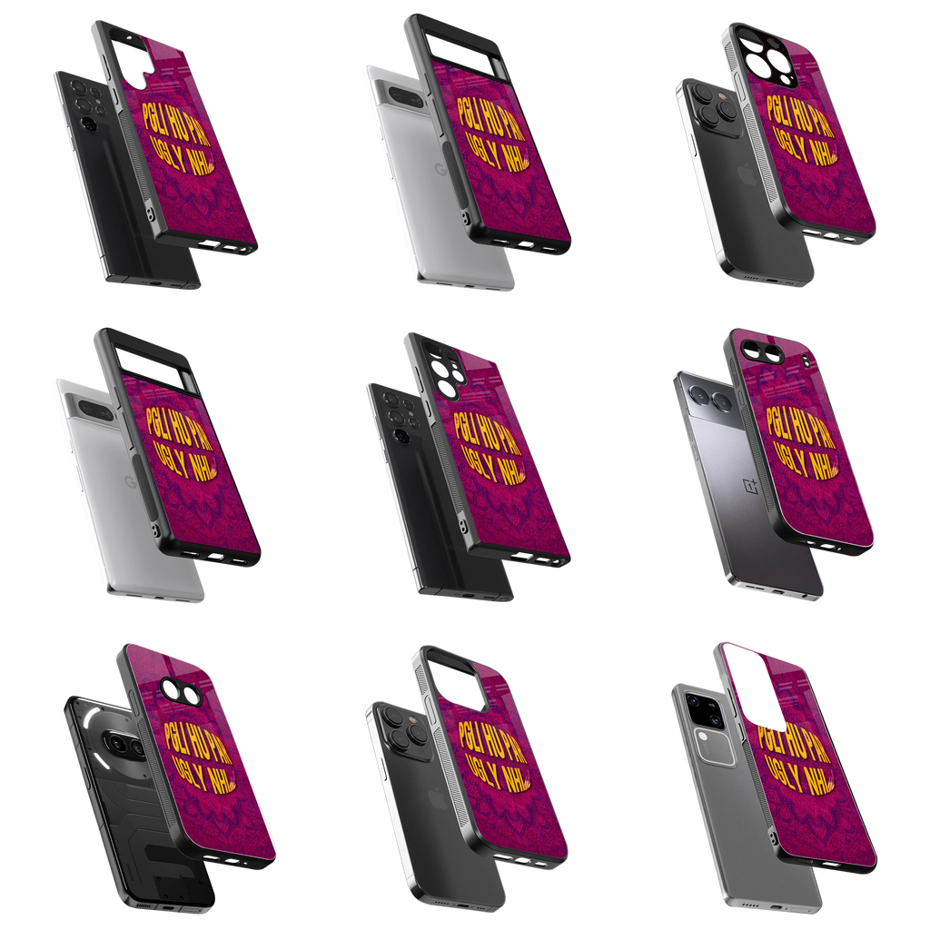 Durable Glass Back Mobile Case for iPhone, Samsung, OnePlus, Google Pixel, Redmi, Vivo, Oppo