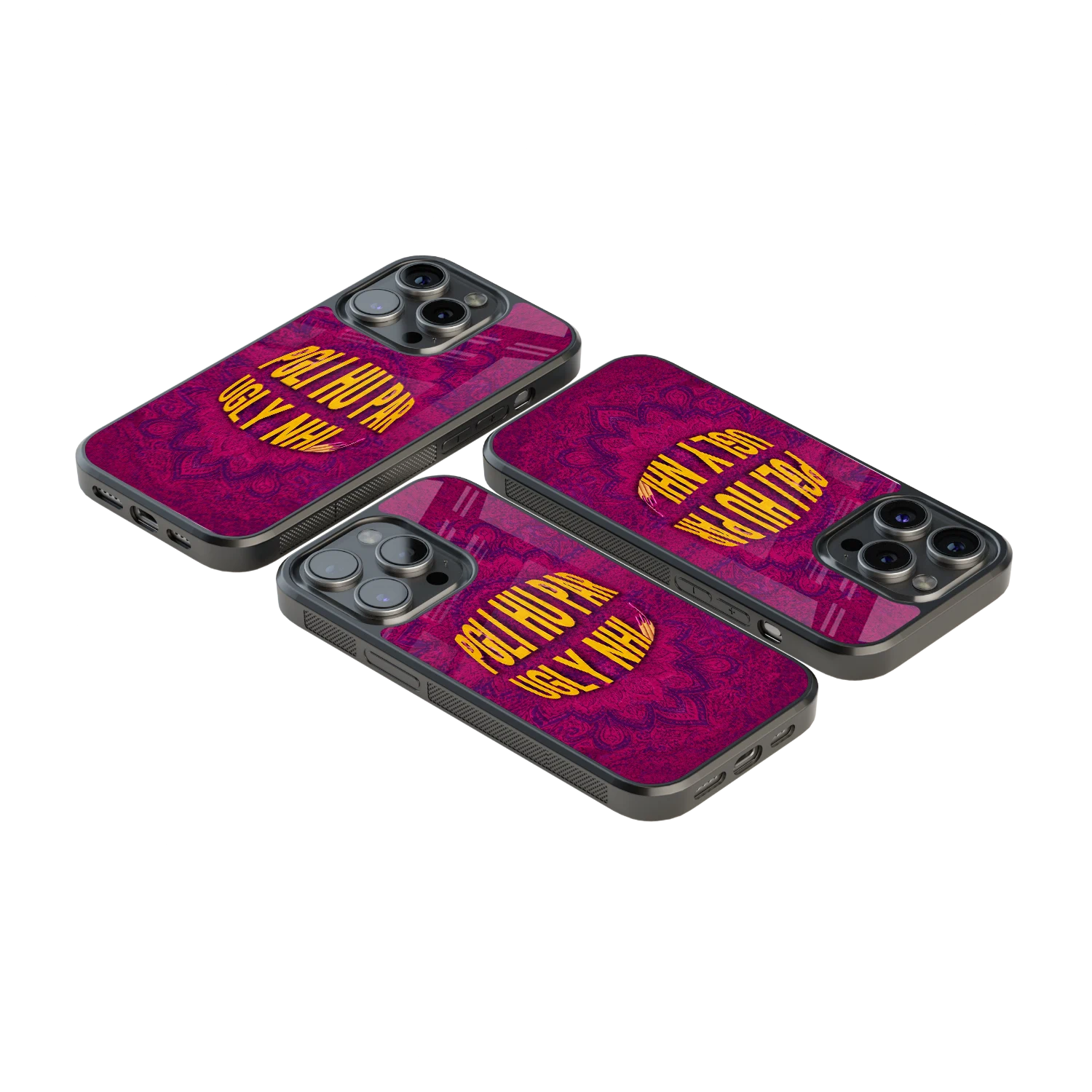 Luxury Glass Back Mobile Cover for iPhone, Samsung Galaxy, OnePlus, Pixel, Redmi & More