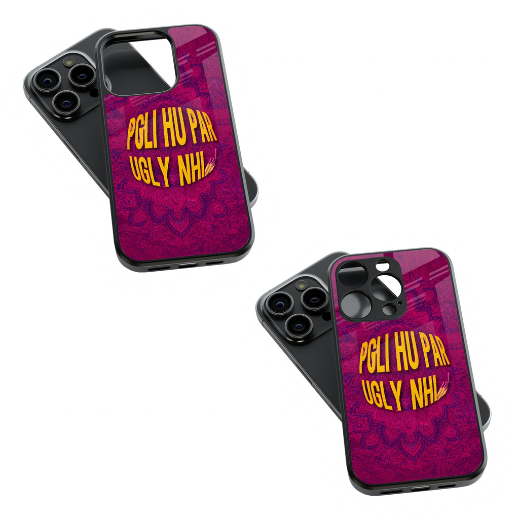Trendy Glass Back Mobile Case for iPhone, Samsung, Redmi, OnePlus, Google Pixel, Motorola