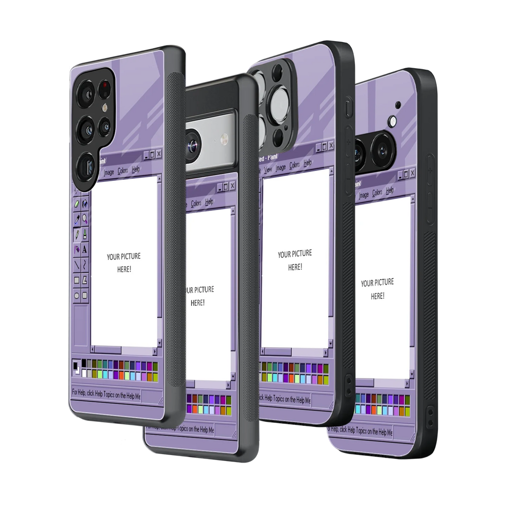 Polaroid Personalised Glass Phone Case