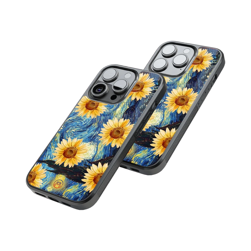 Protective Glass Back Phone Case Compatible with iPhone, Samsung, OnePlus, Pixel & More