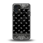 paisley black back phone cover | glass case for nothing phone 1
