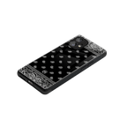 paisley black back phone cover | glass case for nothing phone 1