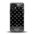 paisley black back phone cover | glass case for nothing phone 2