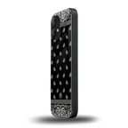 paisley black back phone cover | glass case for nothing phone 2